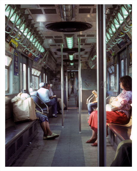 NYC Subway Scene in 1978 Old Vintage Photos and Images