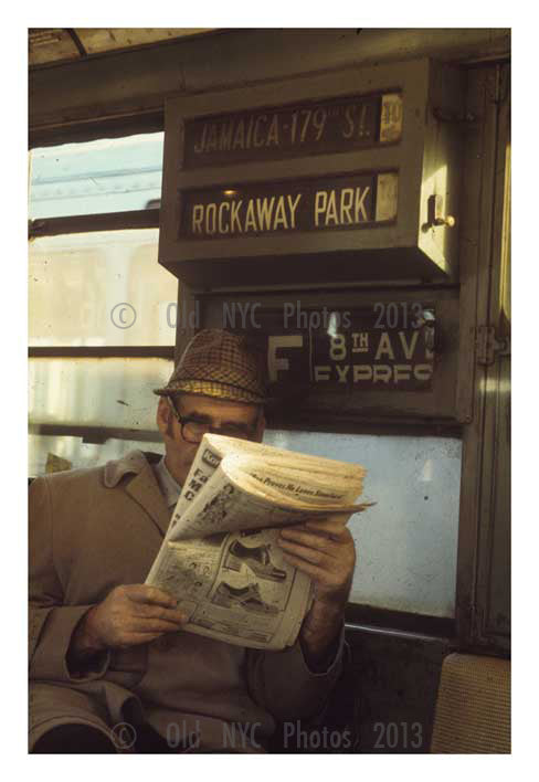 subway commuter 1970's Old Vintage Photos and Images