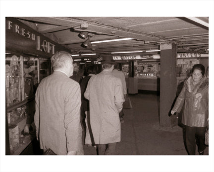 Subway Station with Customers 1 Old Vintage Photos and Images