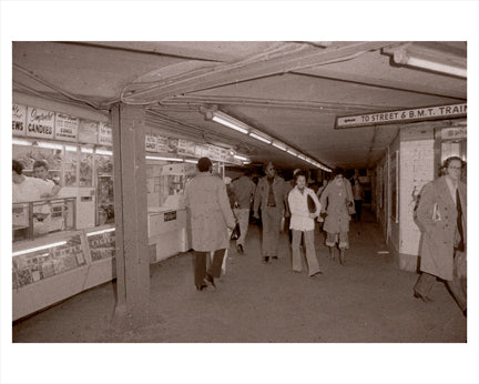 Subway Station with Customers 4 Old Vintage Photos and Images