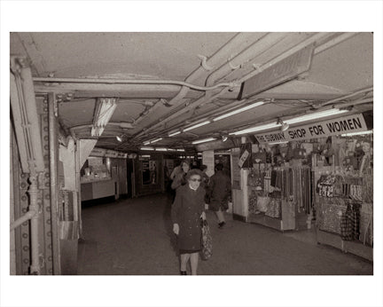 Subway Station with Customers 5 Old Vintage Photos and Images