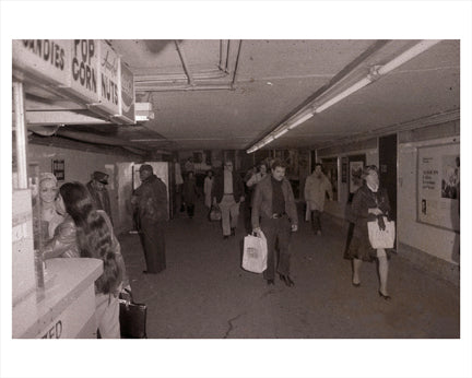 Subway Station with Customers 7 Old Vintage Photos and Images