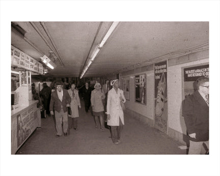 Subway Station with Customers 8 Old Vintage Photos and Images