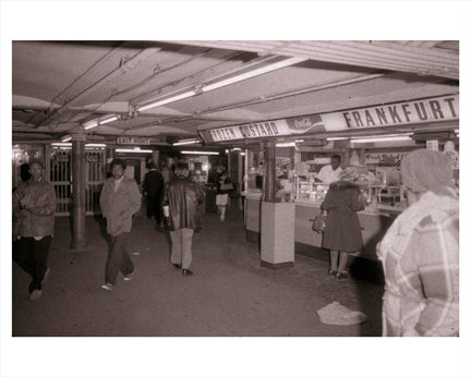 Subway Station with Customers 9 Old Vintage Photos and Images
