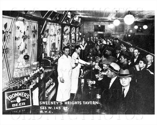 Sweeney Heights Tavern 543 West 145 Street Old Vintage Photos and Images