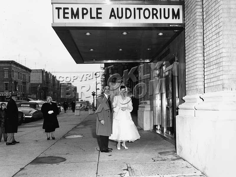 Temple Auditorium Catering Hall, 251 Rochester Avenue, c.1948 Old Vintage Photos and Images