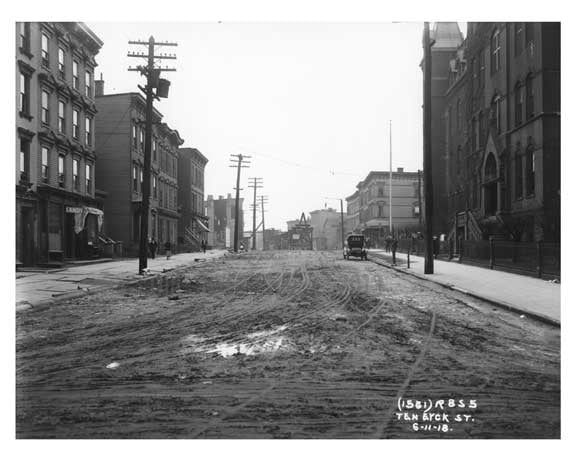 Ten Eyck Street  - Williamsburg - Brooklyn, NY 1918 A Old Vintage Photos and Images