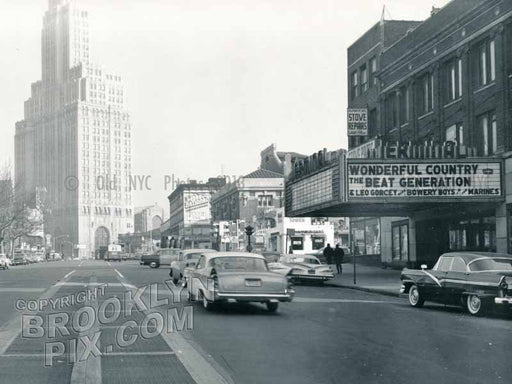 Terminal Theater, Fourth Avenue and Dean Street, Park Slope, 1959 Old Vintage Photos and Images