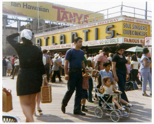 The boardwalk at Coney Island  Brooklyn NY 1971 A Old Vintage Photos and Images