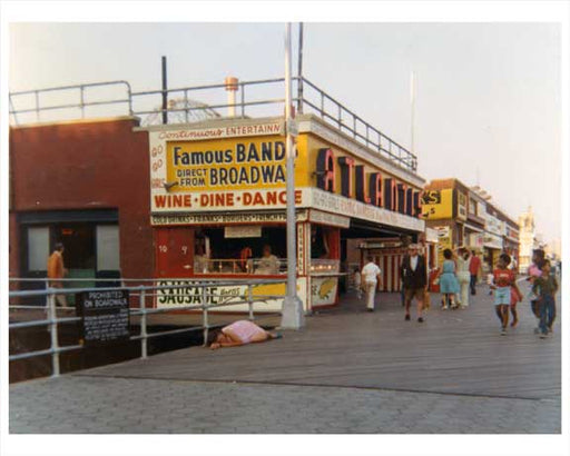 The boardwalk at Coney Island  Brooklyn NY 1971 B Old Vintage Photos and Images