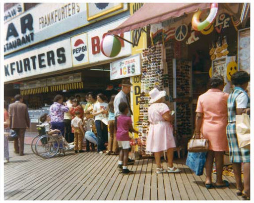 The boardwalk at Coney Island  Brooklyn NY 1971 C Old Vintage Photos and Images