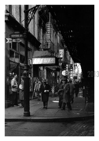 The Bowery - under 3rd Ave L at Doyer's St. 1940's Old Vintage Photos and Images