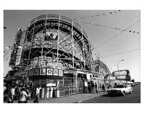 The Cyclone roller coaster at Coney Island A Old Vintage Photos and Images