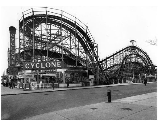 The Cyclone at Coney Island DD Old Vintage Photos and Images