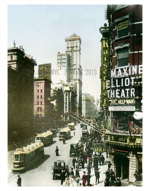 The Maxine Elliott Theatre was a Broadway theater located at 109 West 39th Street in New York City. Built in 1908, it was demolished in 1960. Old Vintage Photos and Images