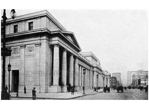 The Pennsylvania Station - 7th Avenue facade- looking north Old Vintage Photos and Images