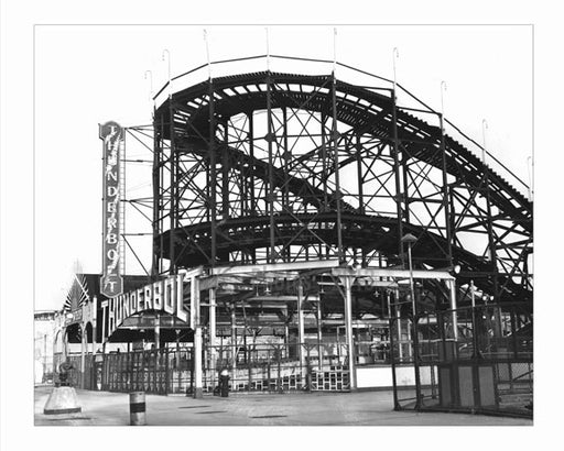 The Thunderbolt roller coaster Old Vintage Photos and Images