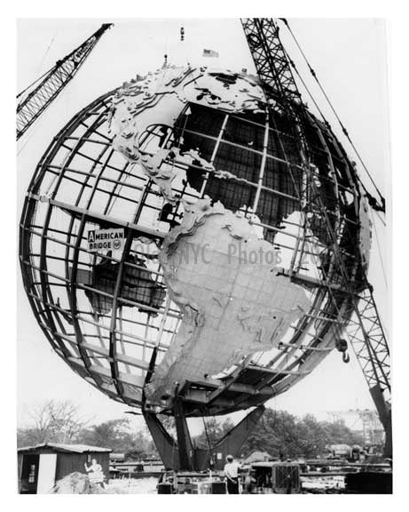 The Unisphere at the Worlds Fair 1964 - Flushing - Queens NY Old Vintage Photos and Images