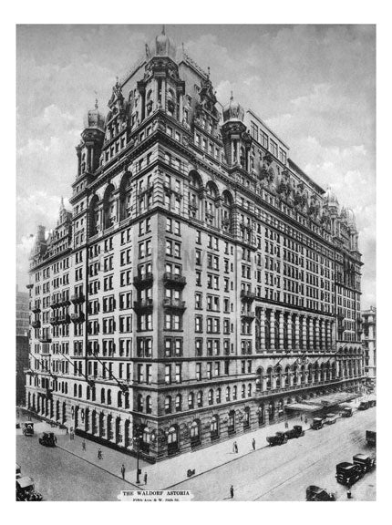 The Waldorf Astoria - 5th Avenue & 34th Street Old Vintage Photos and Images