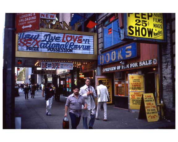 Theater District 1970s Manhattan IIII Old Vintage Photos and Images