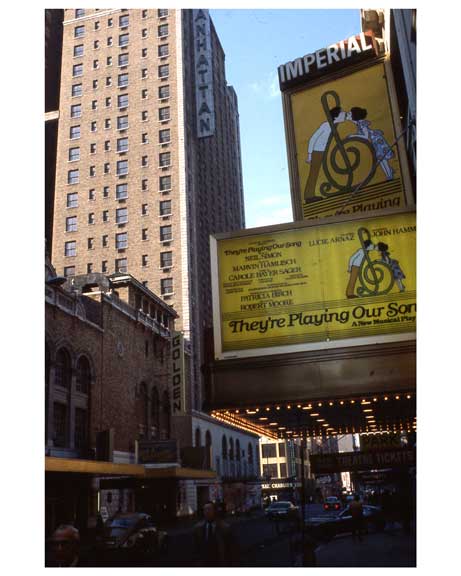 Theater District 1970s Manhattan V Old Vintage Photos and Images