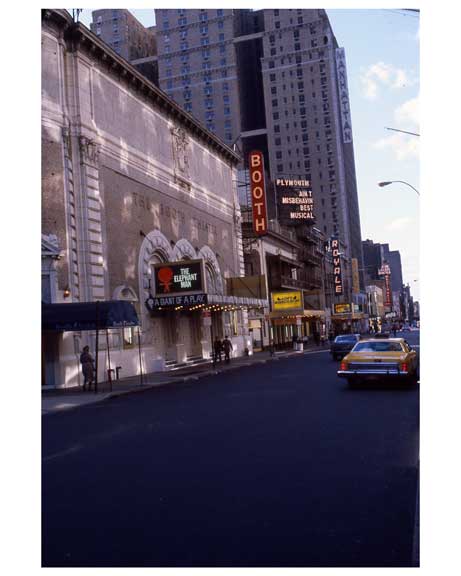 Theater District 1970s Manhattan VVI Old Vintage Photos and Images