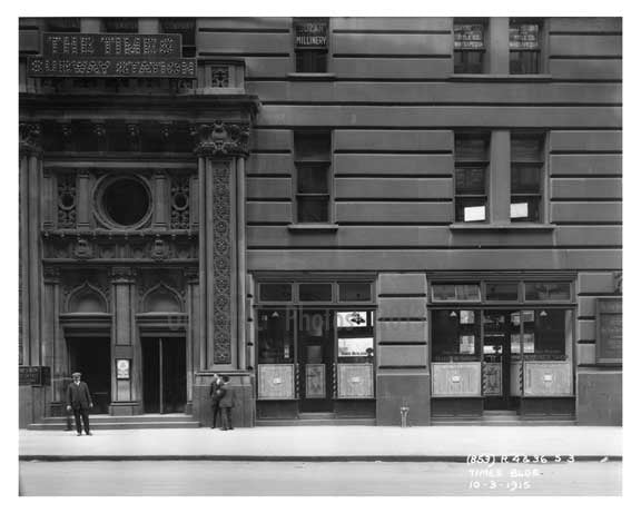 Times Building - Midtown Manhattan - 1915 Old Vintage Photos and Images