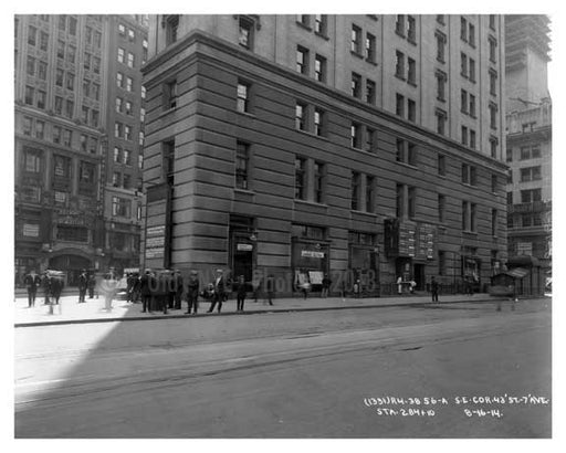 Times Building Southeast corner of Times Square &  43rd Street - Midtown - Manhattan  1914 Old Vintage Photos and Images
