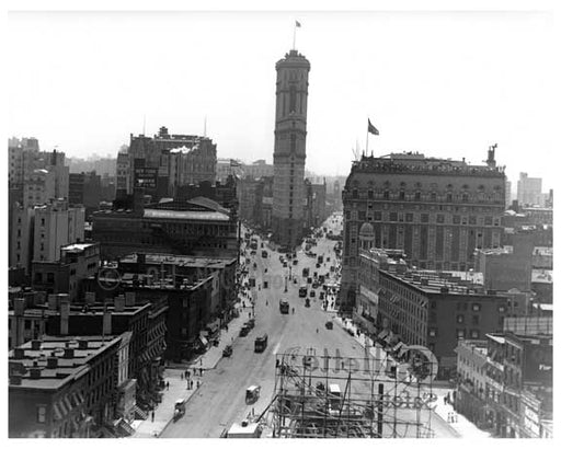 Times Square 1915 - looking south Old Vintage Photos and Images