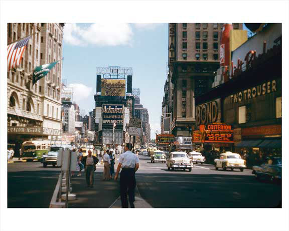 Times Square 1956 NYC VV Old Vintage Photos and Images