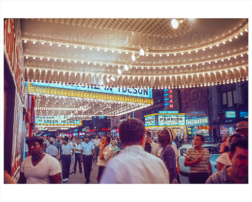 Times Square 1961 under the Lights Old Vintage Photos and Images