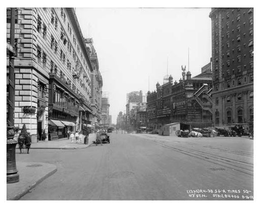 Times Square &  43rd Street - Midtown - Manhattan  1914 NYC Old Vintage Photos and Images