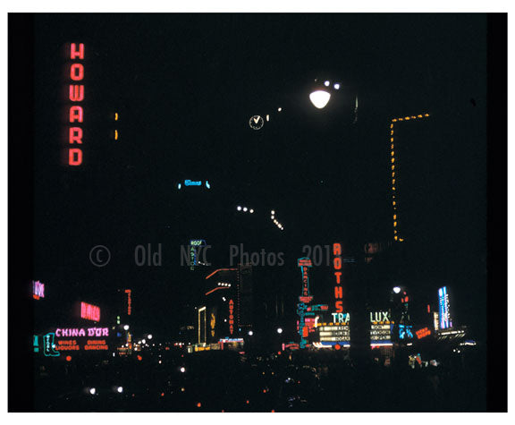 Times Square at night Old Vintage Photos and Images