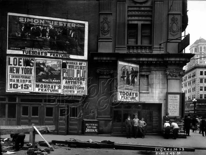 Times Square billboards, 1915 Old Vintage Photos and Images