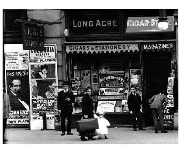 Times Square - Cigar shop Old Vintage Photos and Images