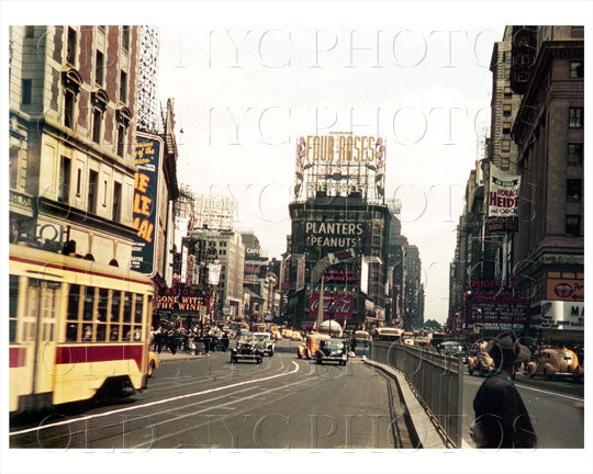 Times Square Manhattan, NYC 1939 Old Vintage Photos and Images