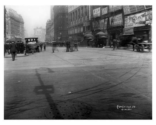 Times Square - Midtown-  Manhattan 1911 Old Vintage Photos and Images