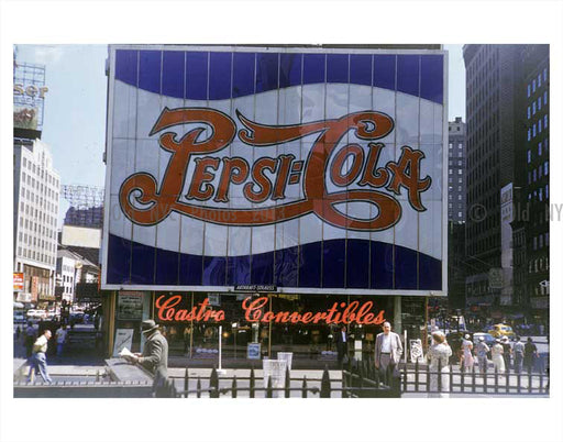 Times Square Pepsi Ad Old Vintage Photos and Images