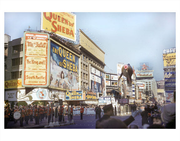 Times Square - Queen of Sheeba Billboard Old Vintage Photos and Images