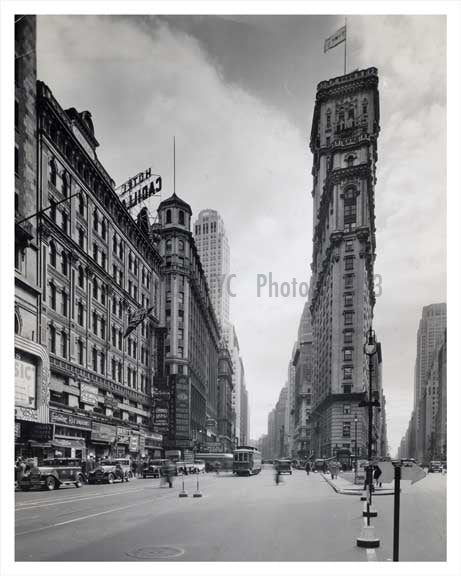 Times Square South - Midtown Manhattan 1912 III Old Vintage Photos and Images