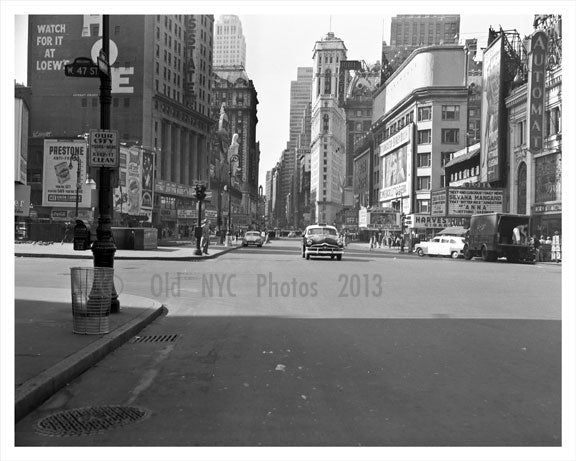 Times Theater - Broadway & W. 47th street Old Vintage Photos and Images