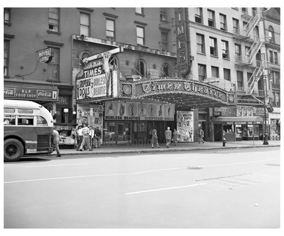 Times Theater - Times Square Old Vintage Photos and Images