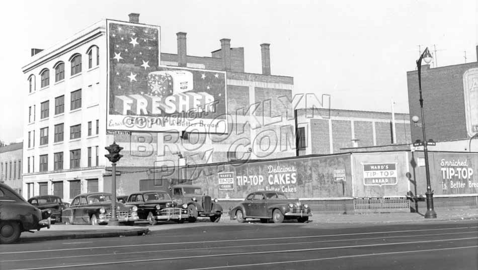 Tip-Top Bakery, Dean Street north of Vanderbilt Avenue, 1951 Old Vintage Photos and Images