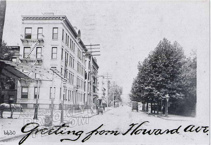 Tompkins Avenue looking south to Gates Avenue, 192 — Old NYC Photos