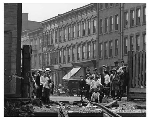 Train tracks Bushwick Ave - Williamsburg - Brooklyn , NY  1923 C Old Vintage Photos and Images