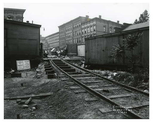 Train tracks Bushwick Ave - Williamsburg - Brooklyn , NY  1923 A Old Vintage Photos and Images