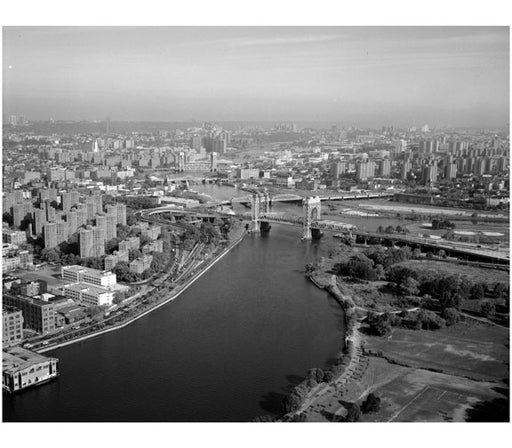 Triborough Bridge connecting Manhattan at 125th Street to Randalll's Island Old Vintage Photos and Images