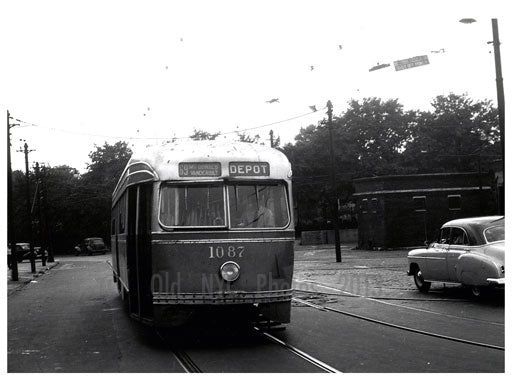 Trolley at 9th Ave Depot Old Vintage Photos and Images