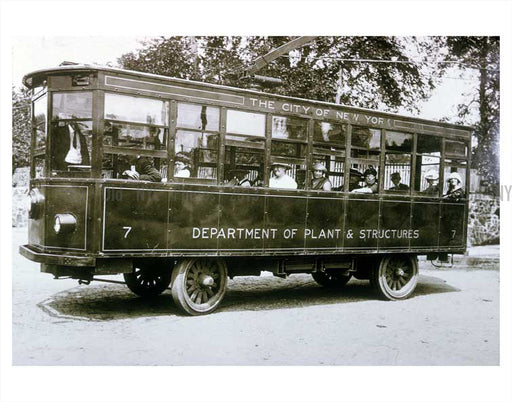 Trolley for Dept. of Plant & Structures Old Vintage Photos and Images