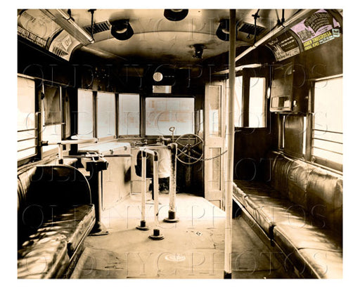 Trolley Interior Brooklyn 1930 Old Vintage Photos and Images